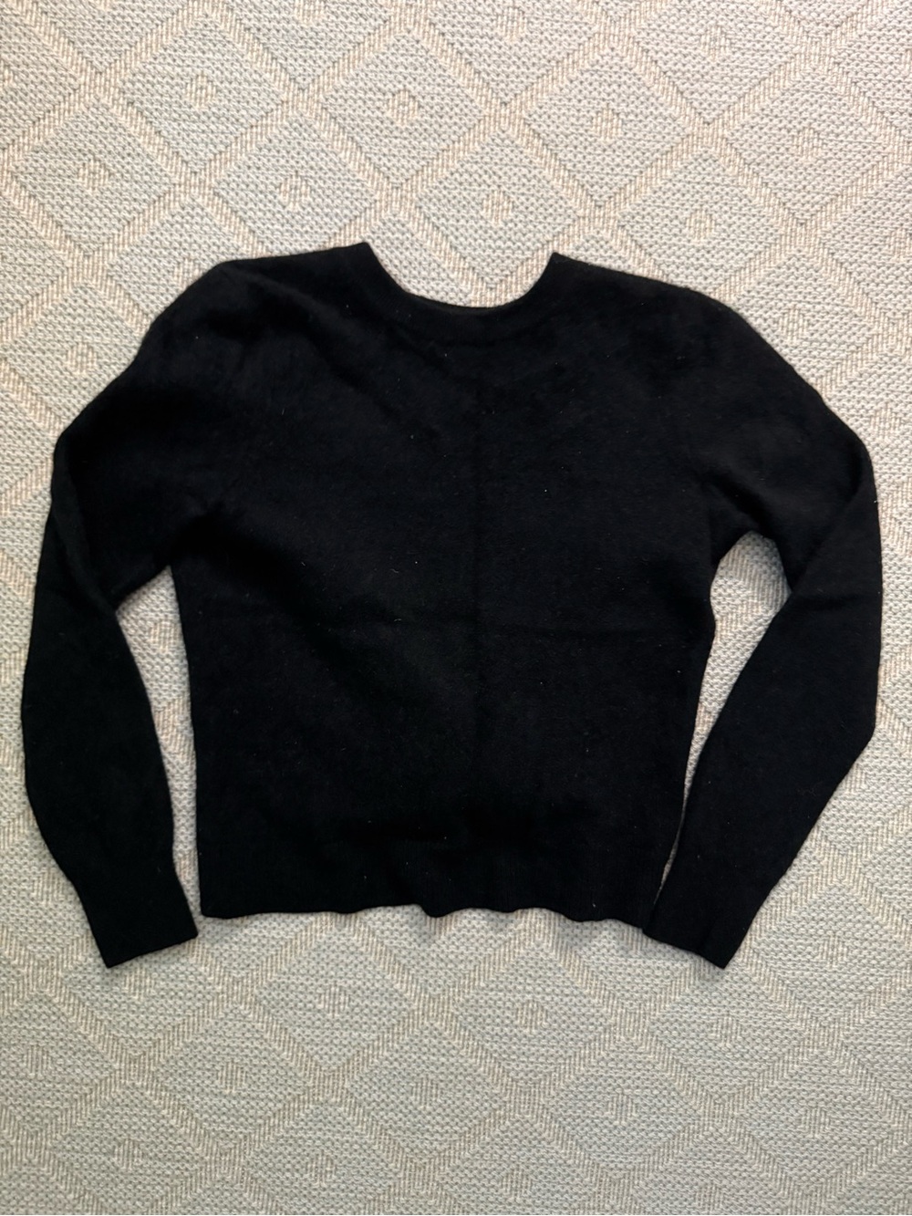 NAADAM Black Cashmere Crewneck Sweater for Women Size Small